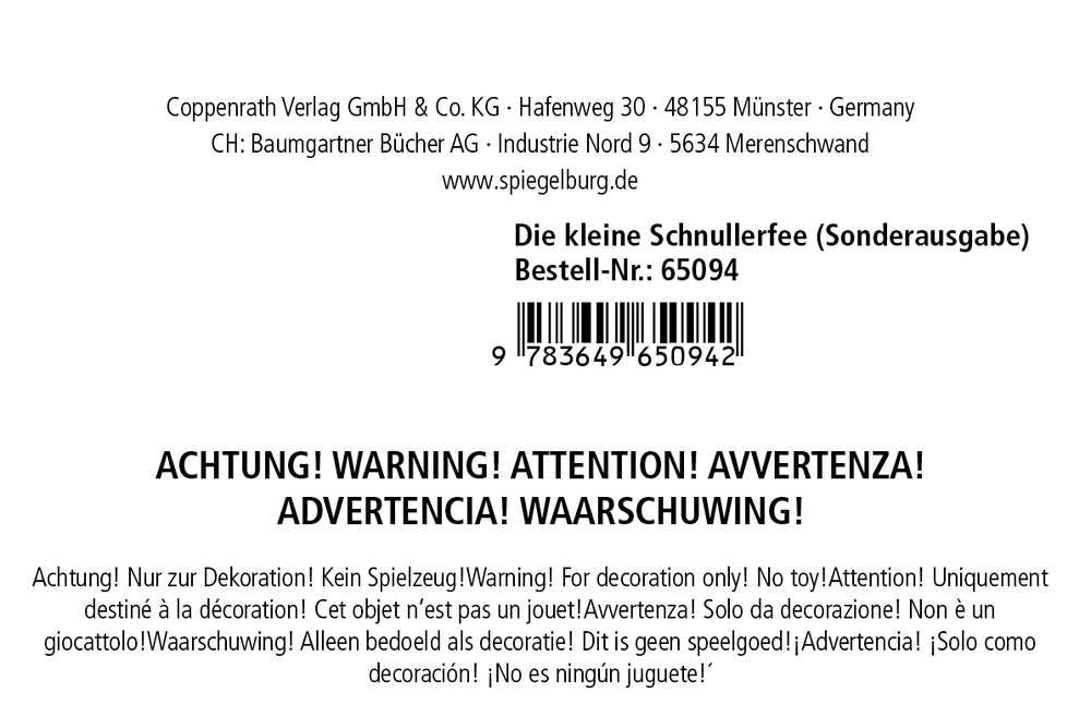 Die kleine Schnullerfee (Sonderausgabe)