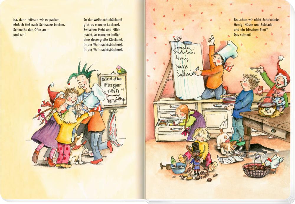 In der Weihnachtsbäckerei - Buch mit Adventskalender