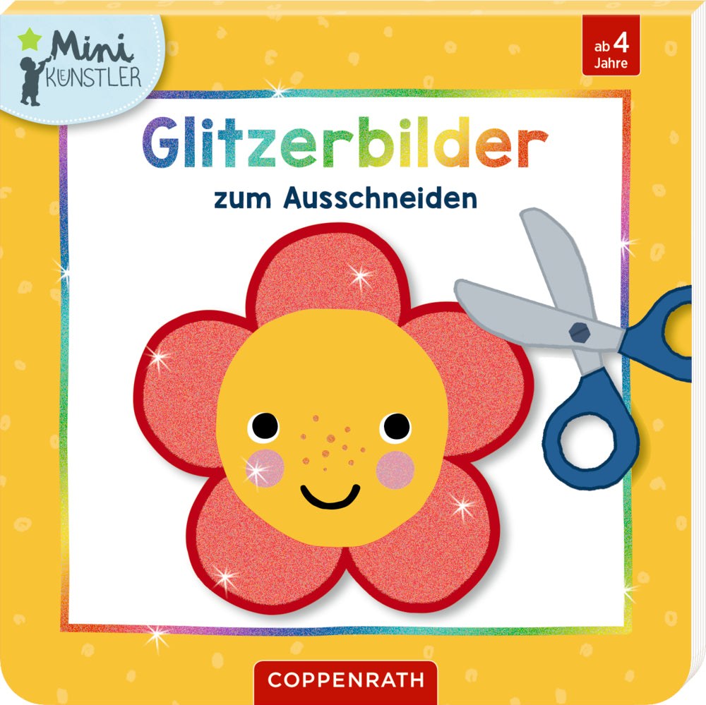 Mit der Schere schneiden-Glitzerbilder (1Stück)