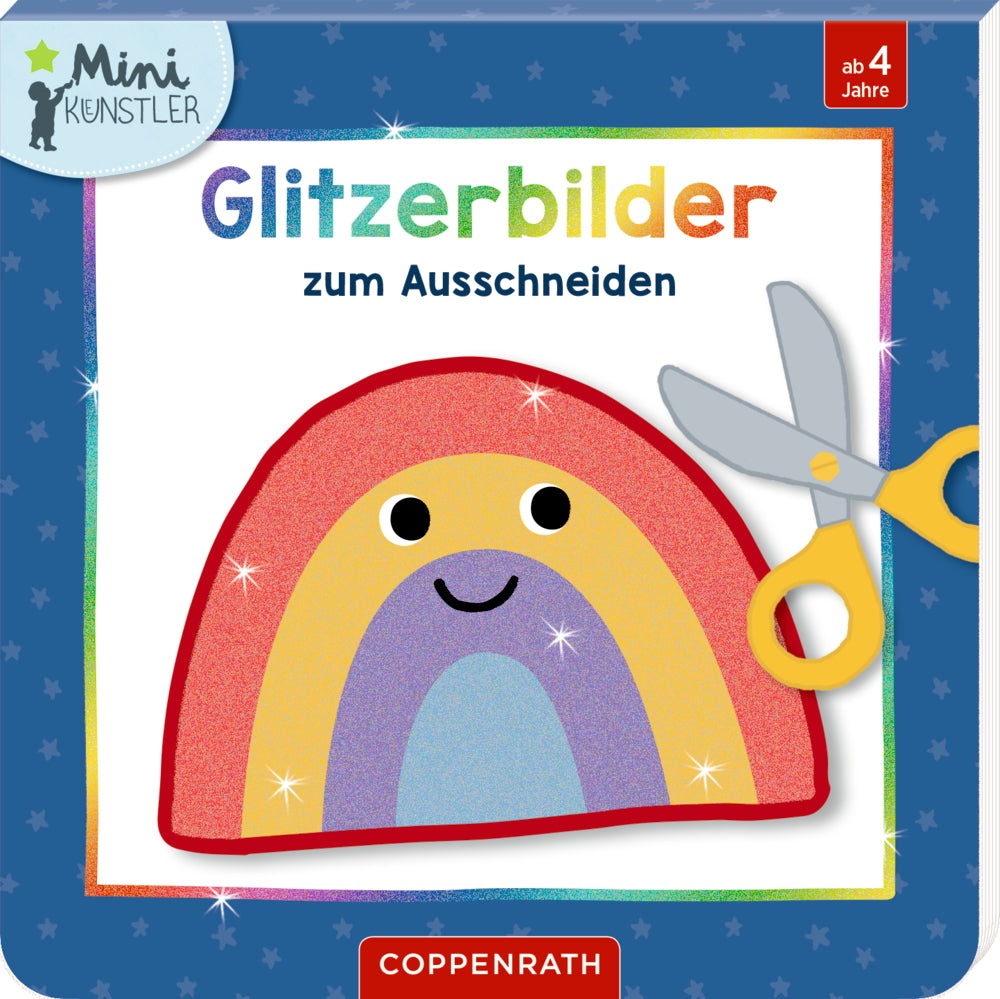 Mit der Schere schneiden-Glitzerbilder (1Stück)