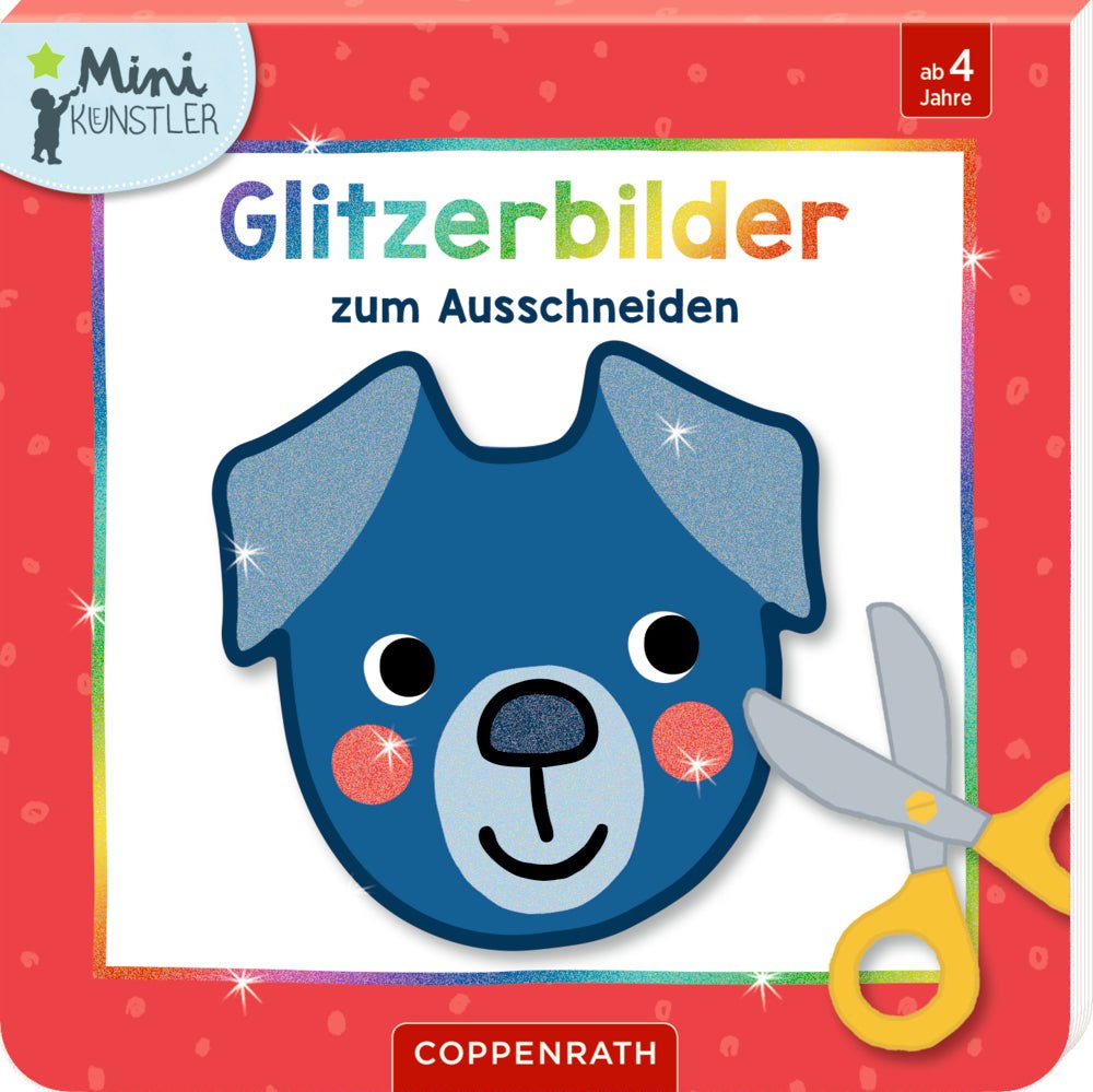 Mit der Schere schneiden-Glitzerbilder (1Stück)