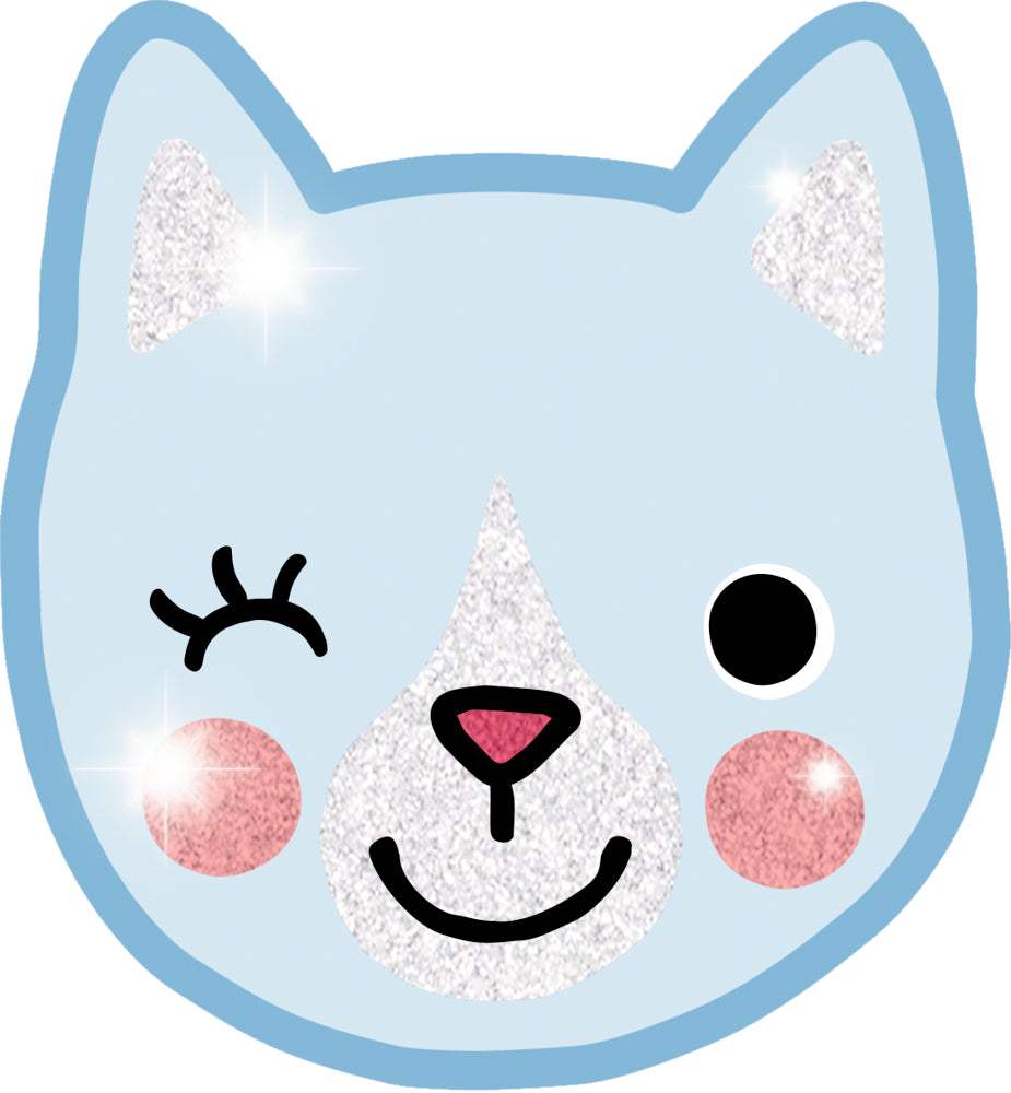 Mit der Schere schneiden-Glitzerbilder (1Stück)