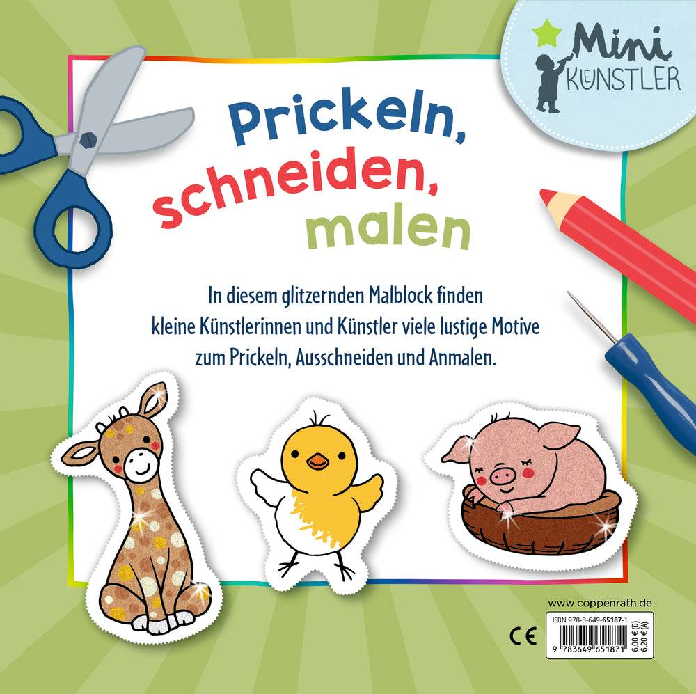 Mein 1. Glitzer-Malspaß - Tierbabys