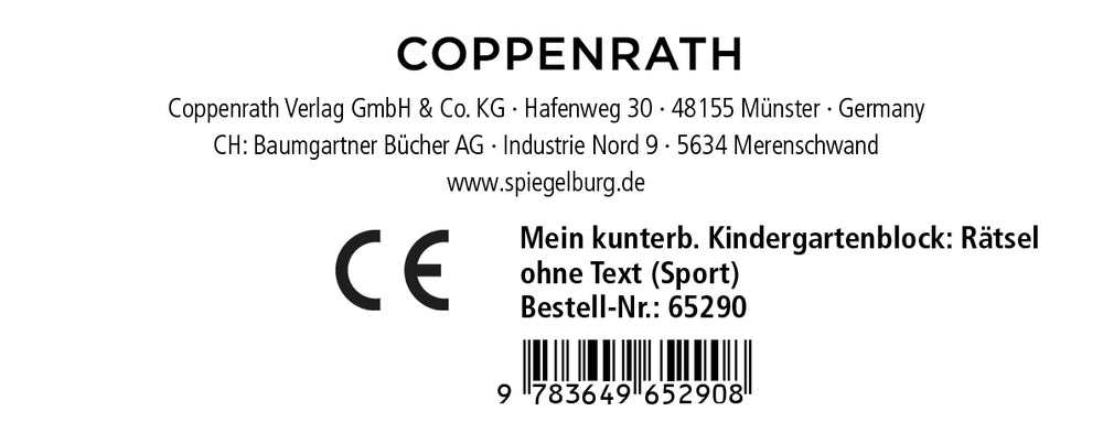 Mein kunterbunter Kindergartenblock