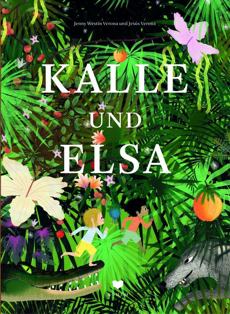 Kalle und Elsa Kinderbuch Abenteuer im Garten bei Sonnenschein