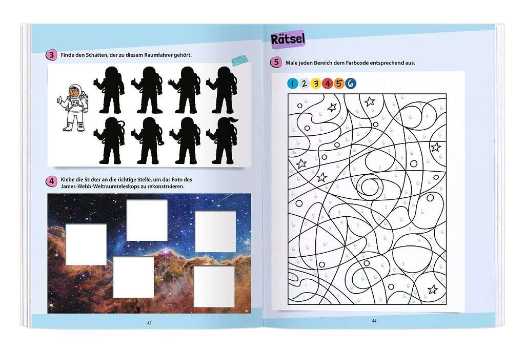 Expedition Natur: Rätseln & Stickern