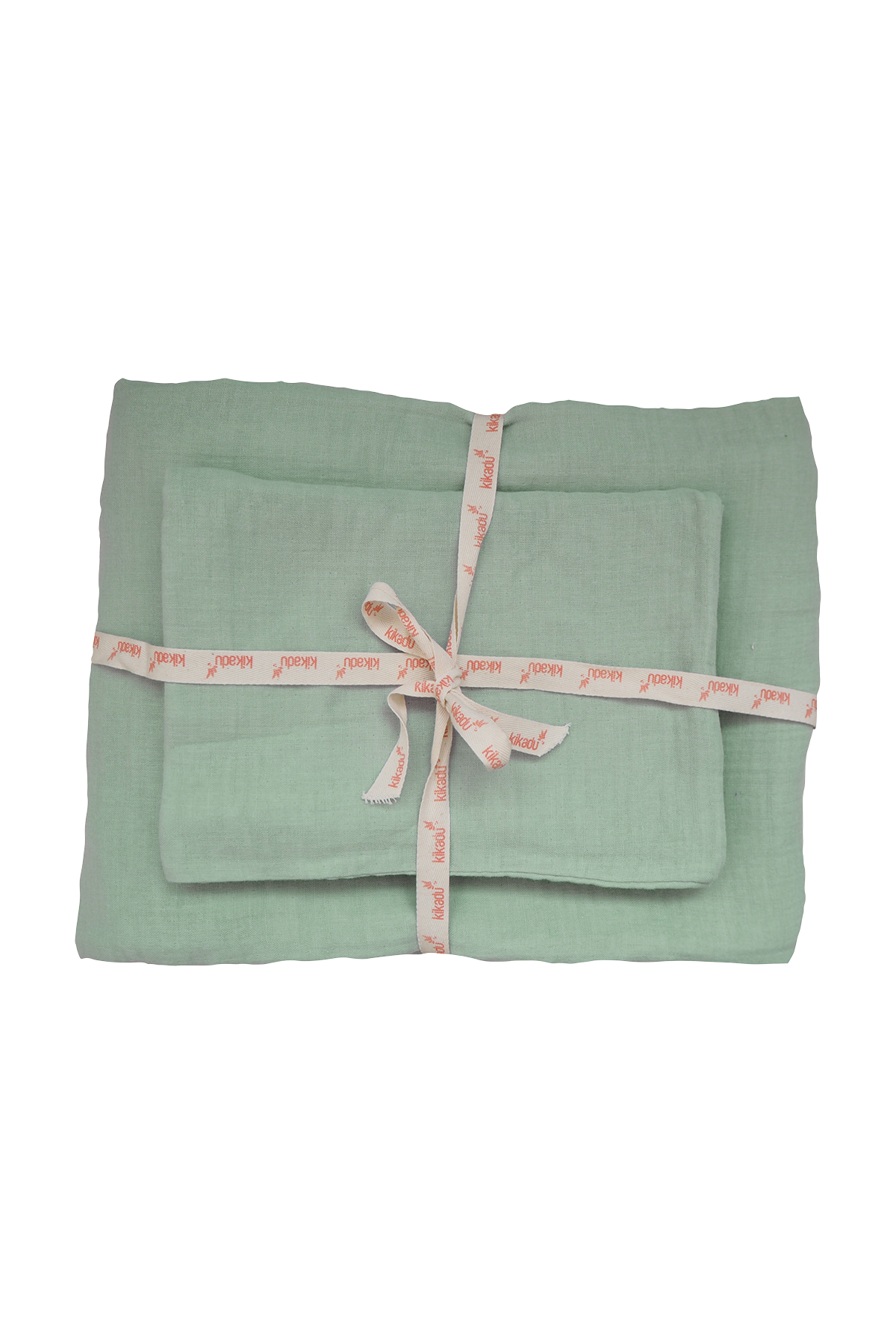 Weiche Bettwäsche Musselin Olive aus 100% Bio-Baumwolle für Kinderzimmer