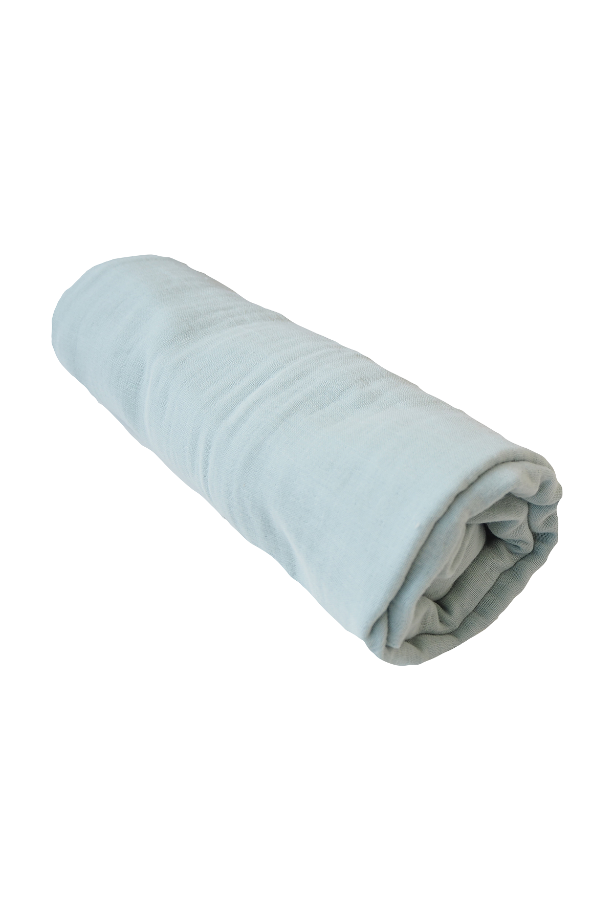 Kissen Muslin Mint 80x80cm aus 100% Biobaumwolle, schlicht und elegant, Kuschelkissen von Kikadu