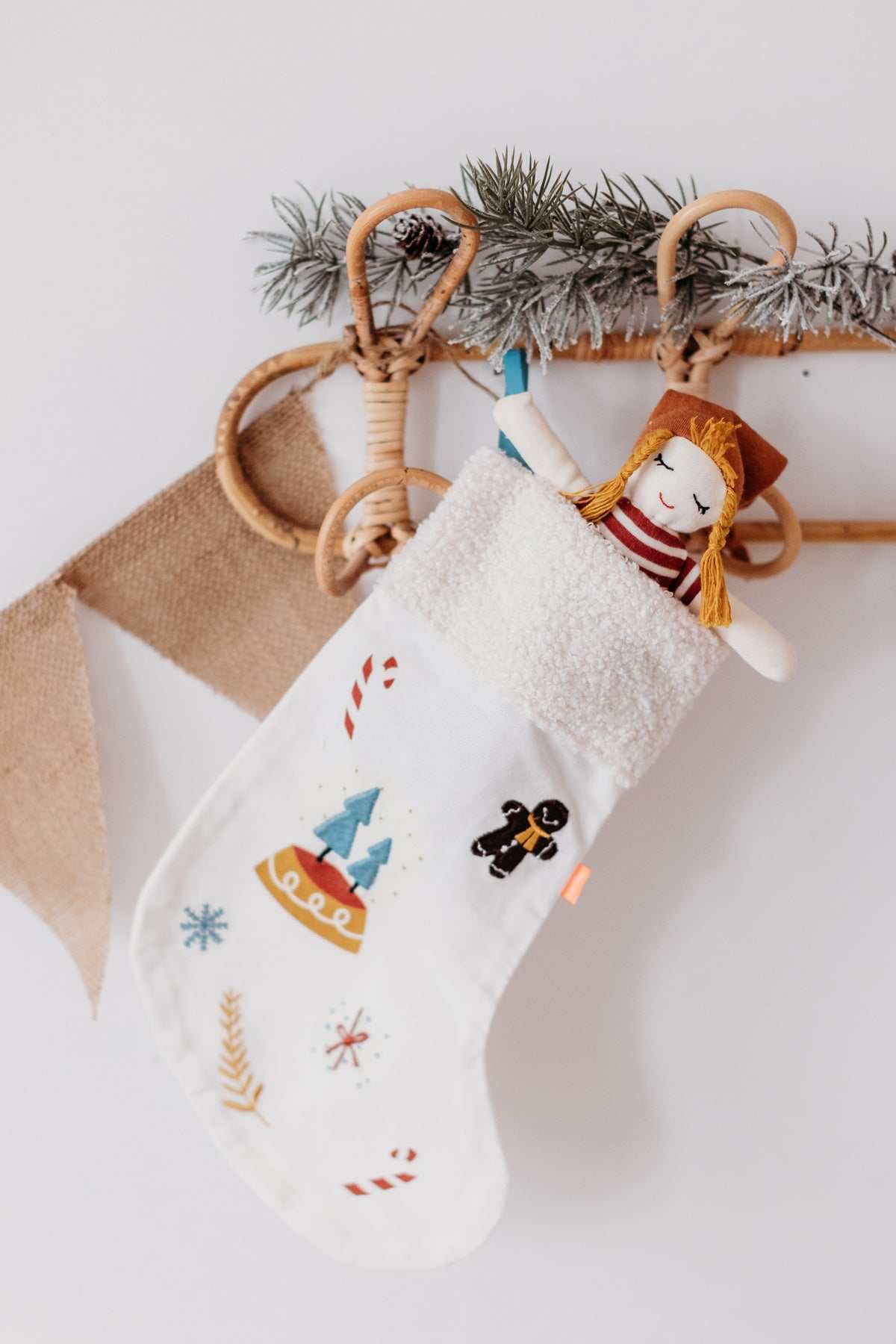 Nikolausstiefel Schneekugel