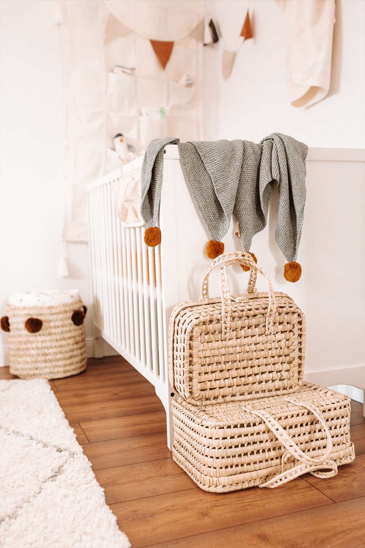 Großer Koffer Palmblatt