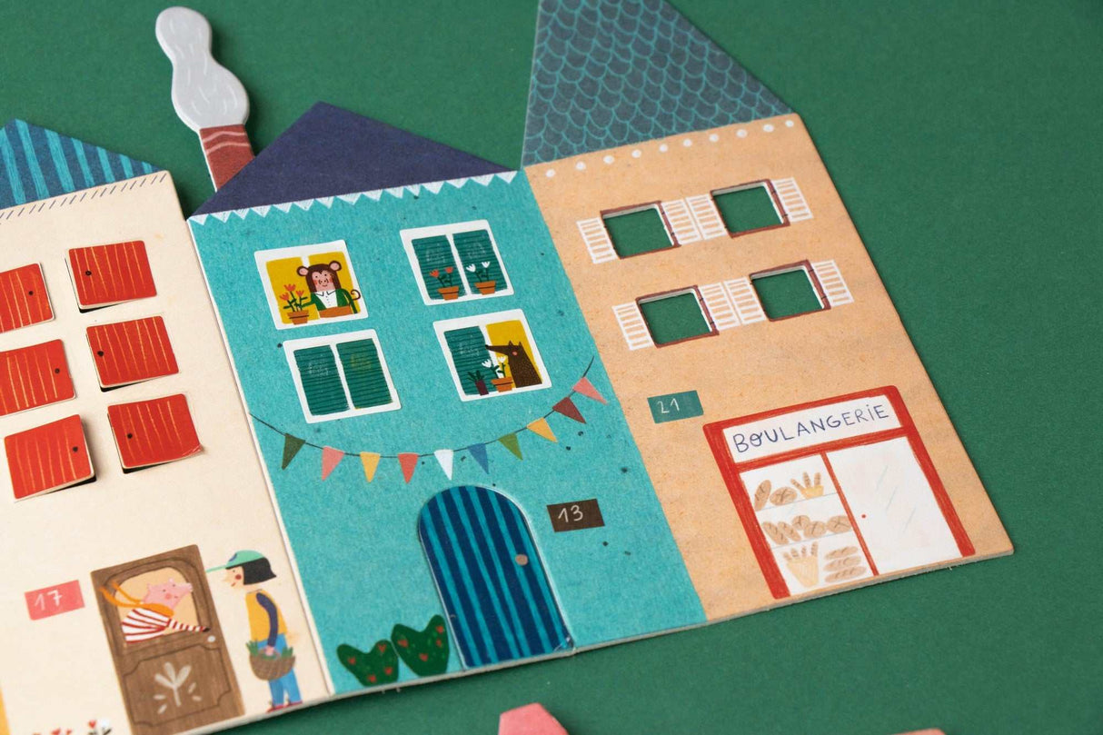 Aufkleberspiel Chez Moi