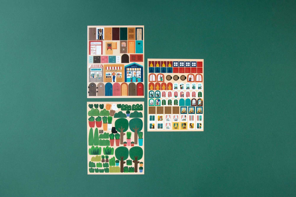 Aufkleberspiel Chez Moi