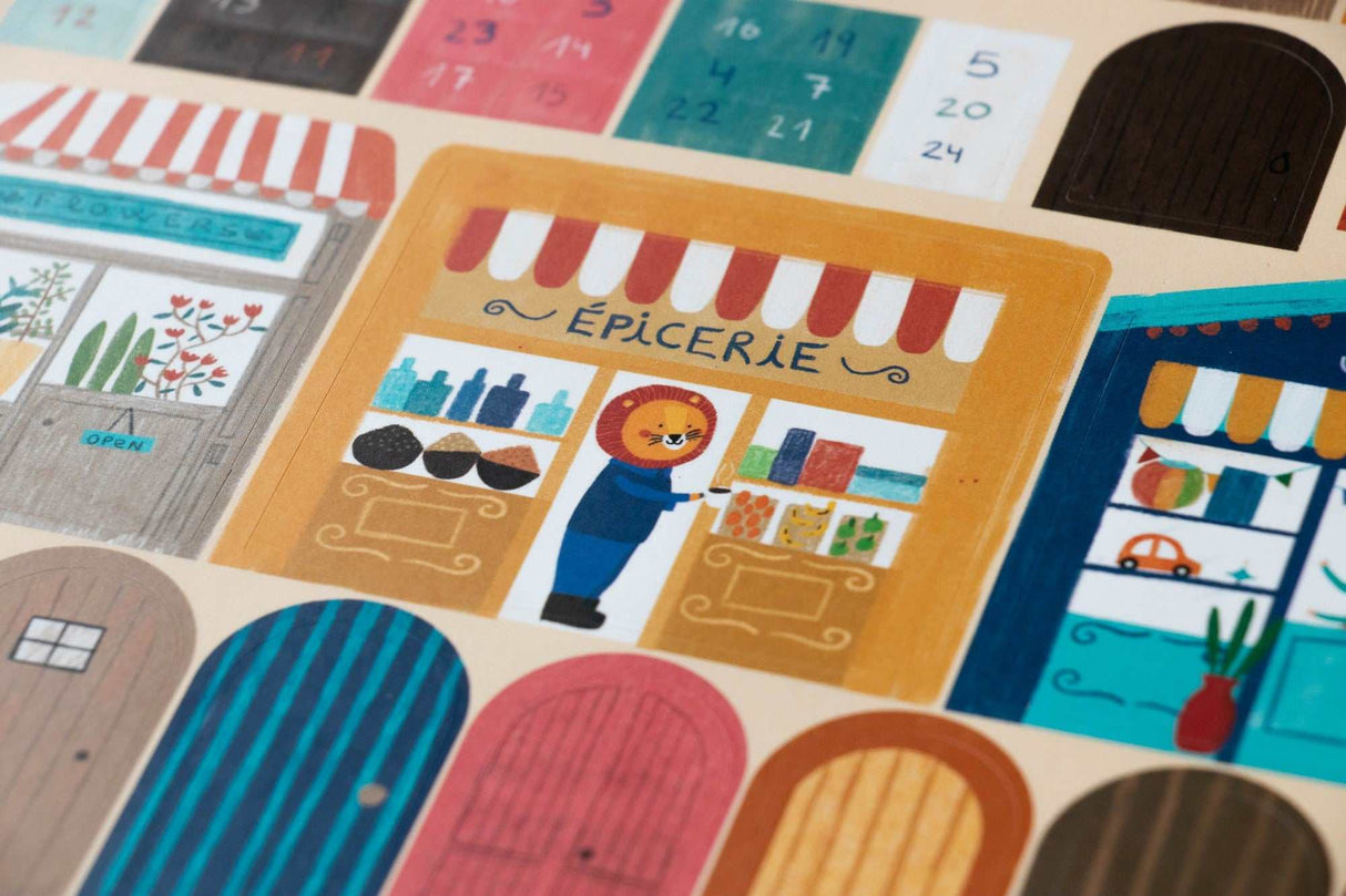 Aufkleberspiel Chez Moi