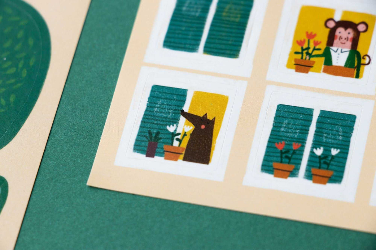 Aufkleberspiel Chez Moi