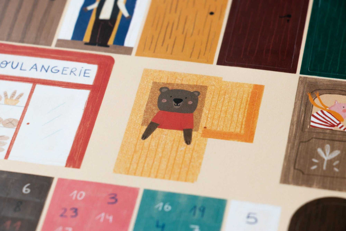 Aufkleberspiel Chez Moi