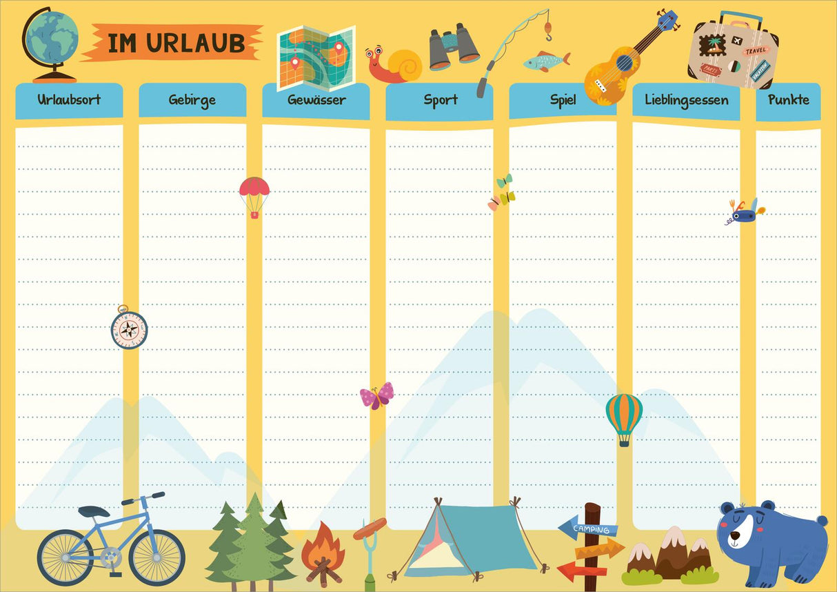 Stadt, Land, Ferienspaß