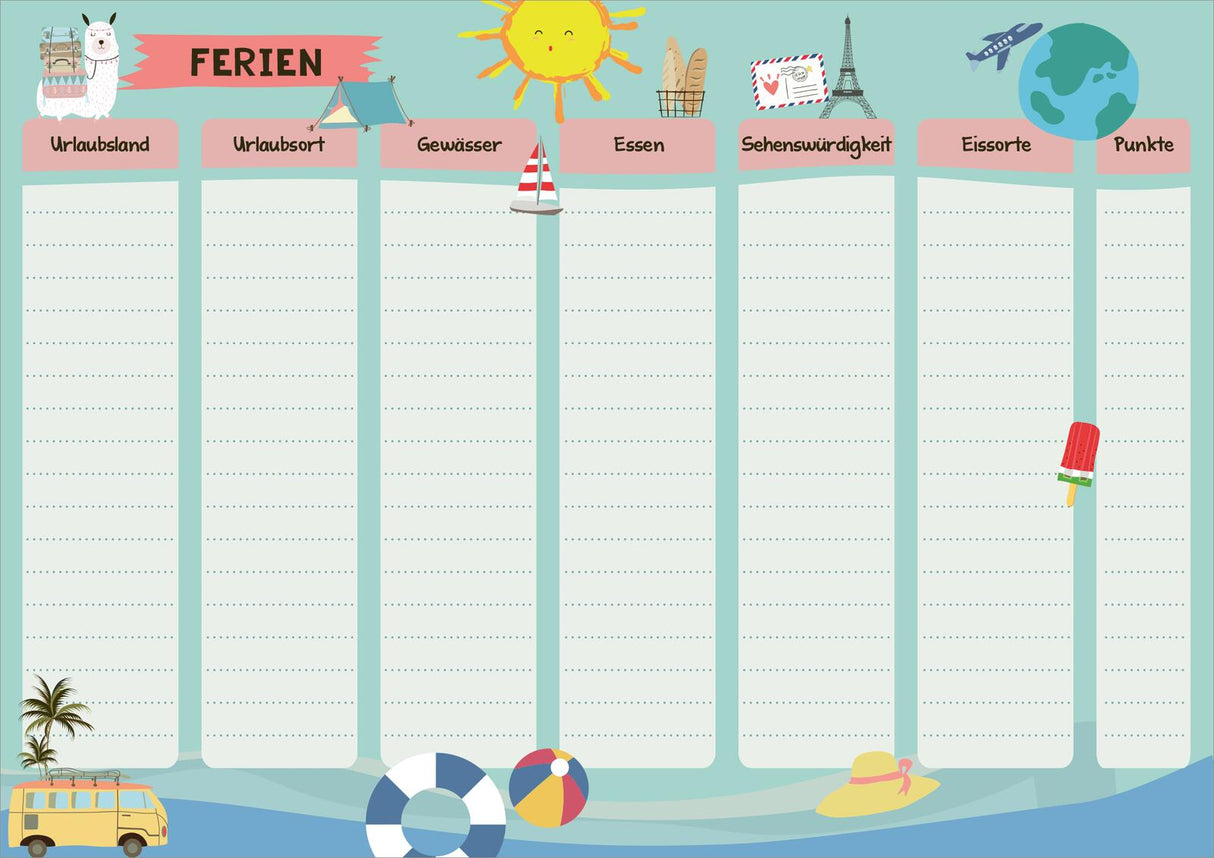 Stadt, Land, Ferienspaß