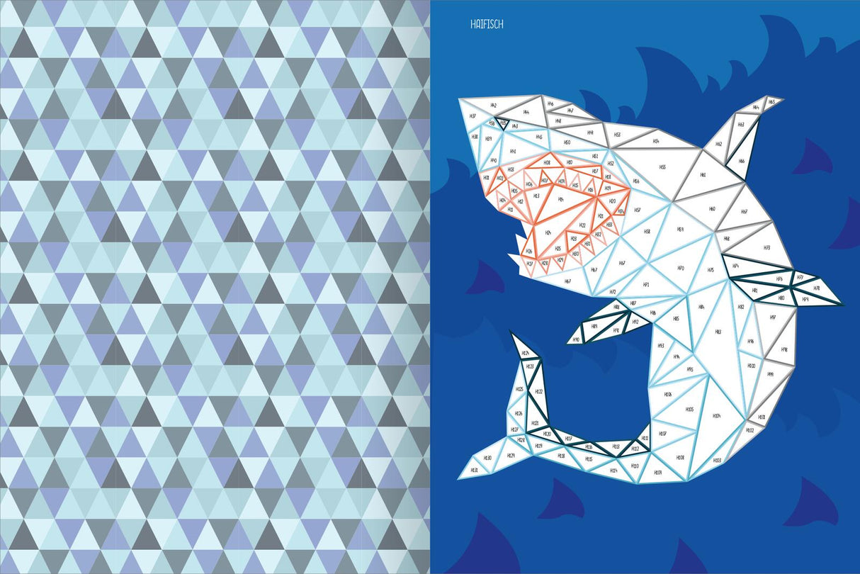 I Love to Sparkle – Mosaik - Stickerheft Unterwasserwelt