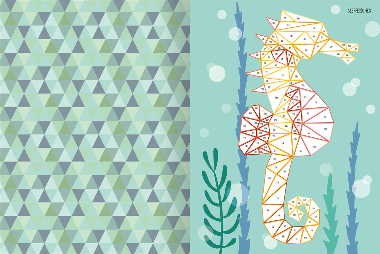 I Love to Sparkle – Mosaik - Stickerheft Unterwasserwelt