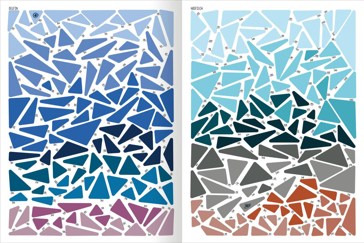 I Love to Sparkle – Mosaik - Stickerheft Unterwasserwelt