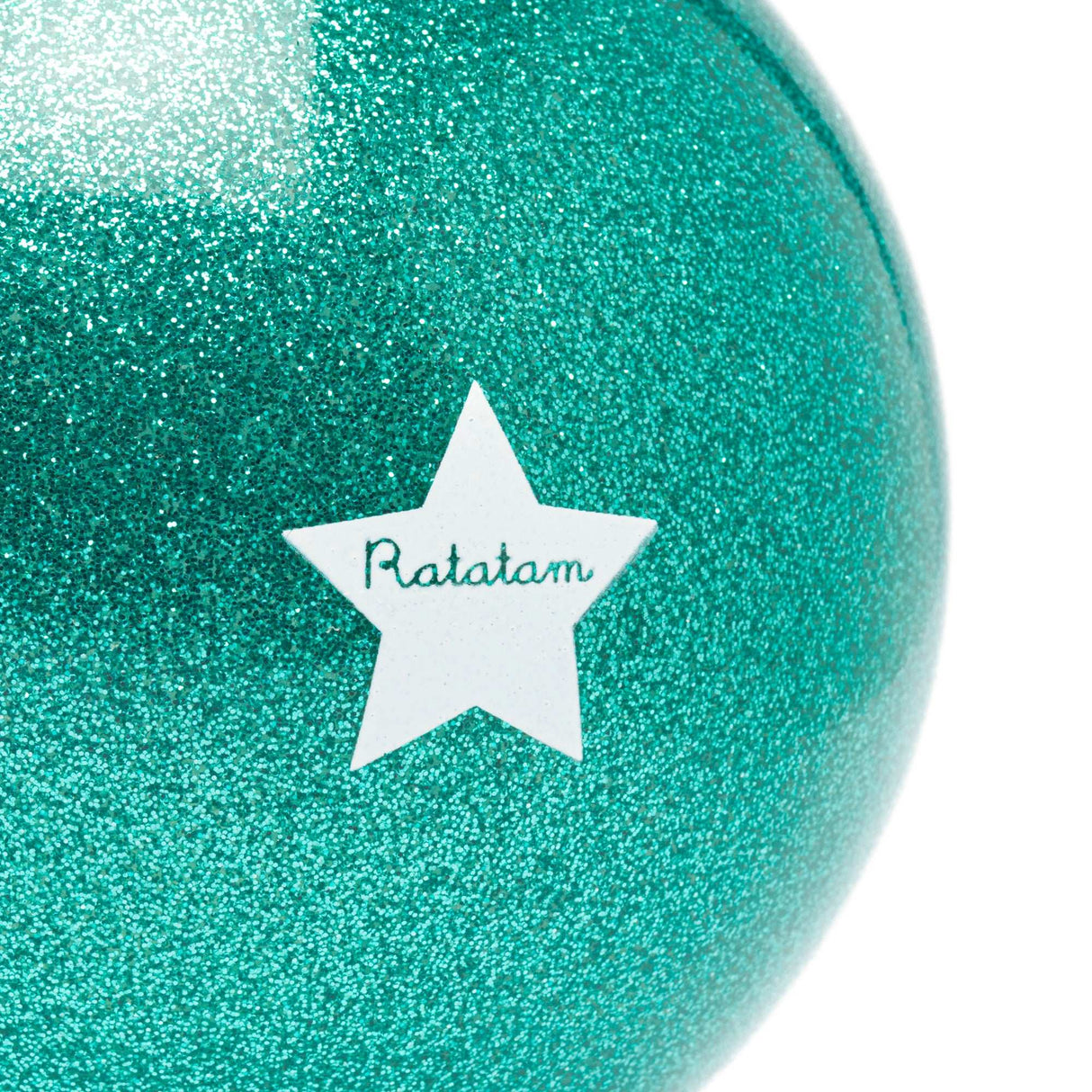 Glitter Ball grün (10 cm)