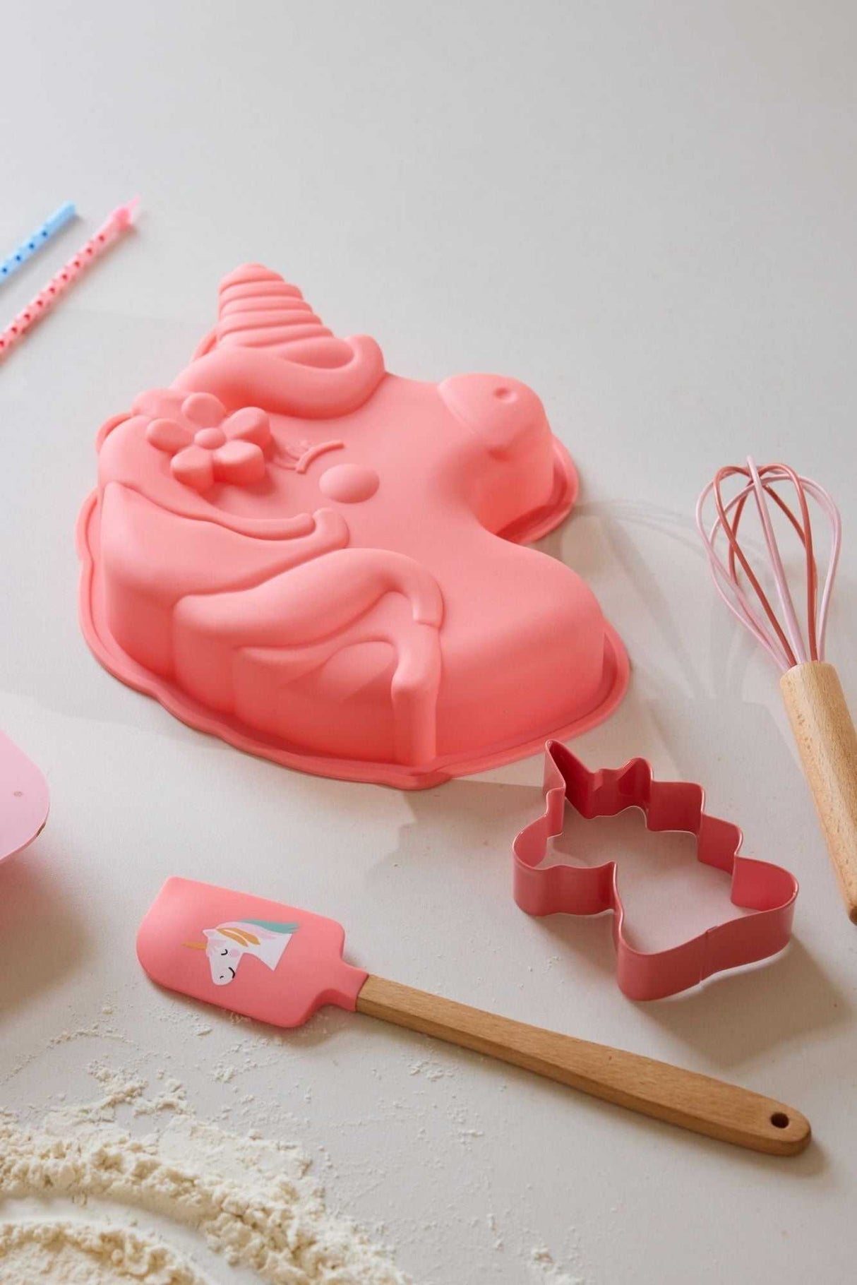 Backform-Set Einhorn/ Koralle