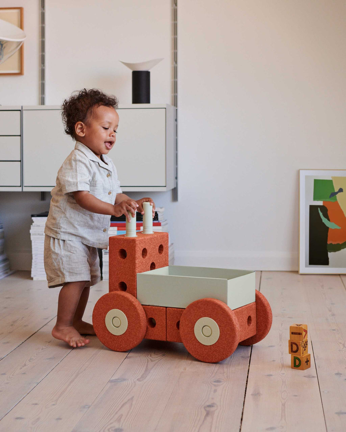 MODU 3-IN-1 Lauflernwagen/ Burnt Orange