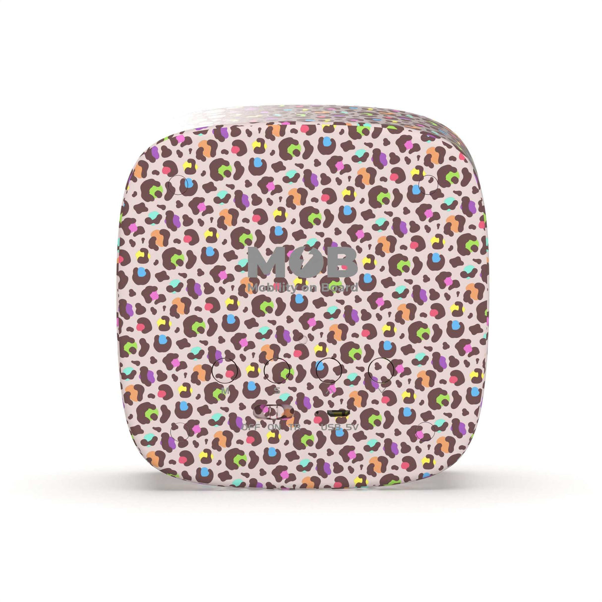 Wecker mit Nachtlicht - Leopard Regenbogen