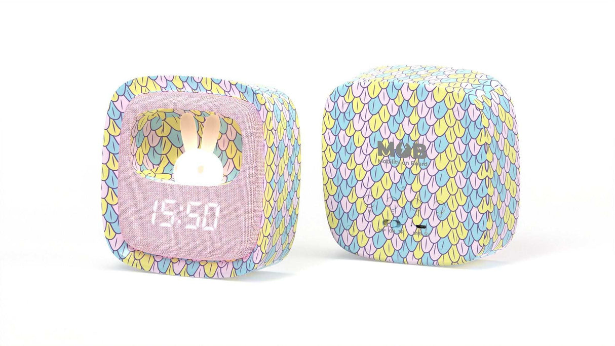 Wecker mit Nachtlicht- Rainbow Mermaid