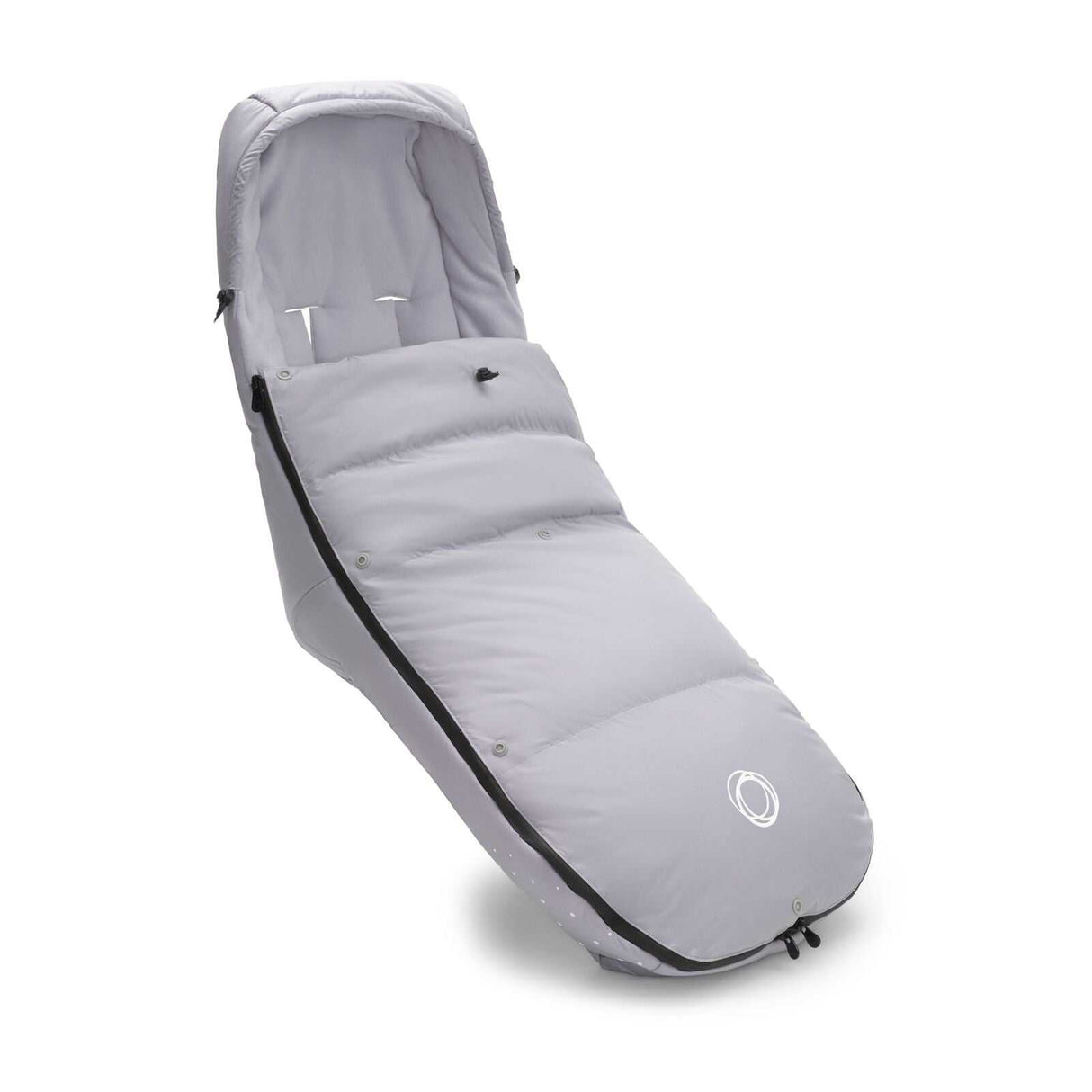 Bugaboo Performance Winter-Fußsack Nebelgrau, wasserabweisend und mit ethischem Dauneneinsatz für Babykomfort bei jedem Wetter