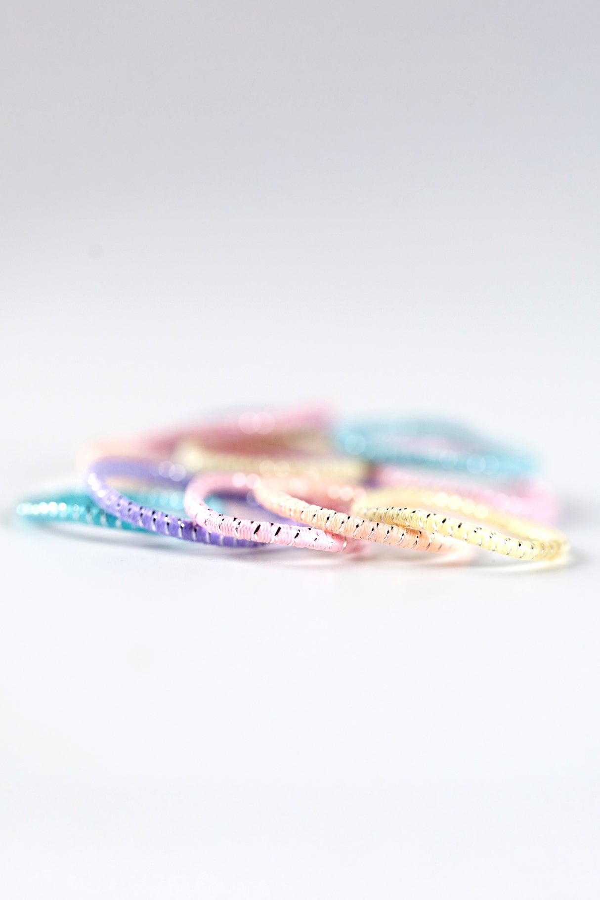 Mini Haarbänder pastell