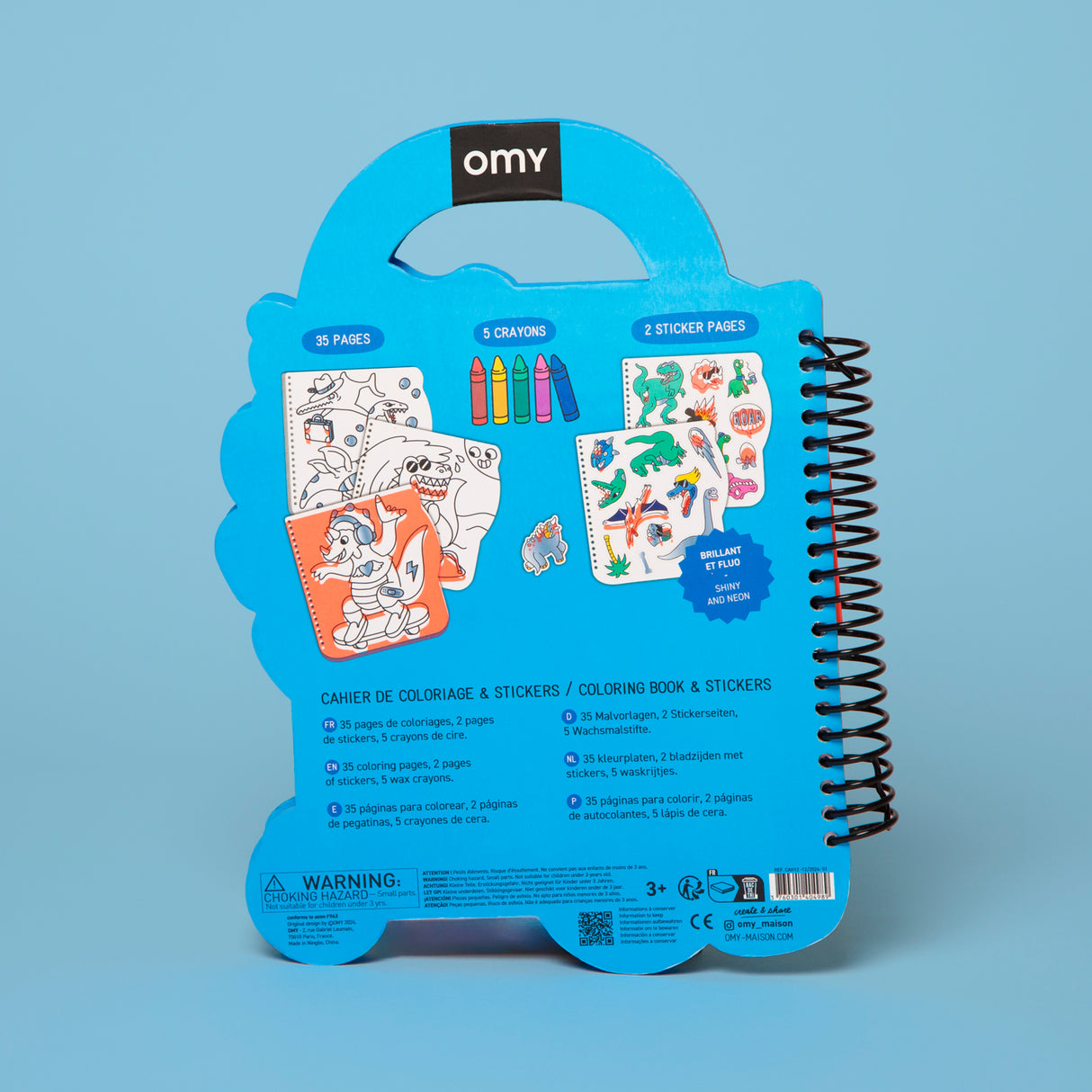 Super Mal- & Stickerbuch / Dino