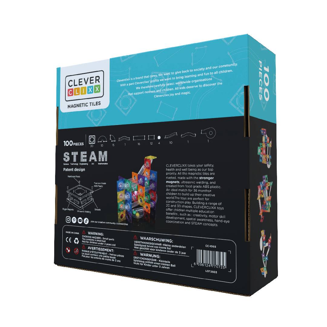 Kugelbahn mit Lichteffekt 100 Teile