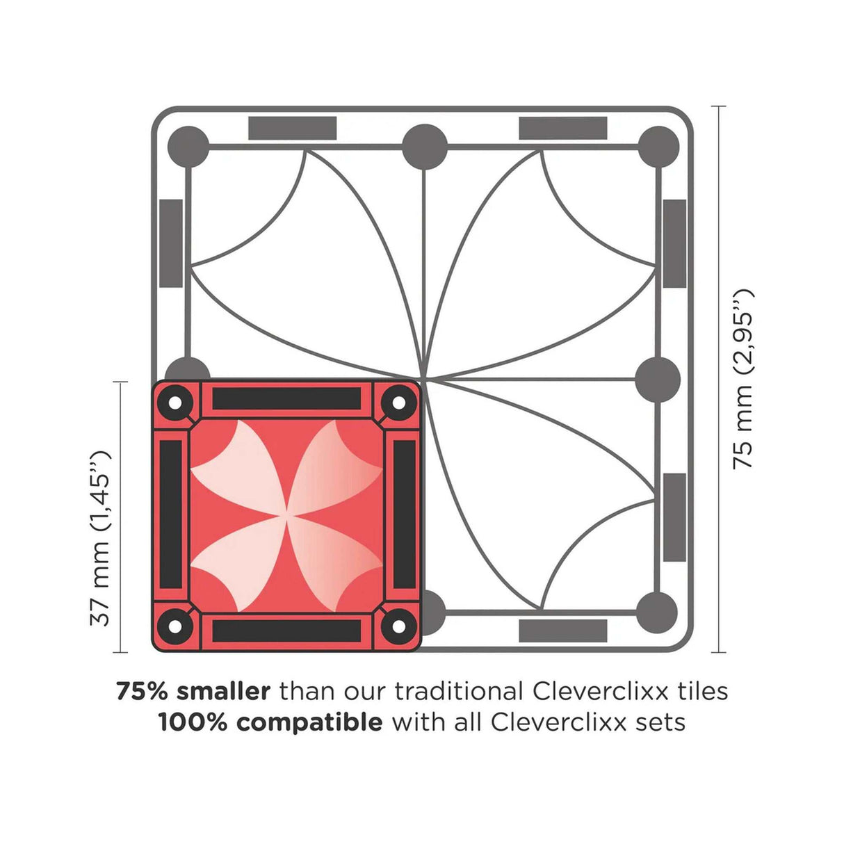 Mini Kacheln Intense 28 teile