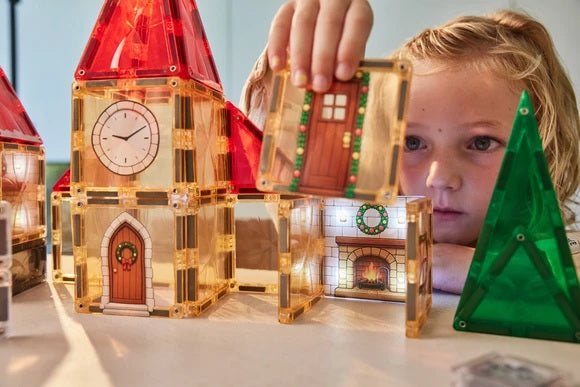 Adventskalender Magnetbausteine Weihnachtsstadt