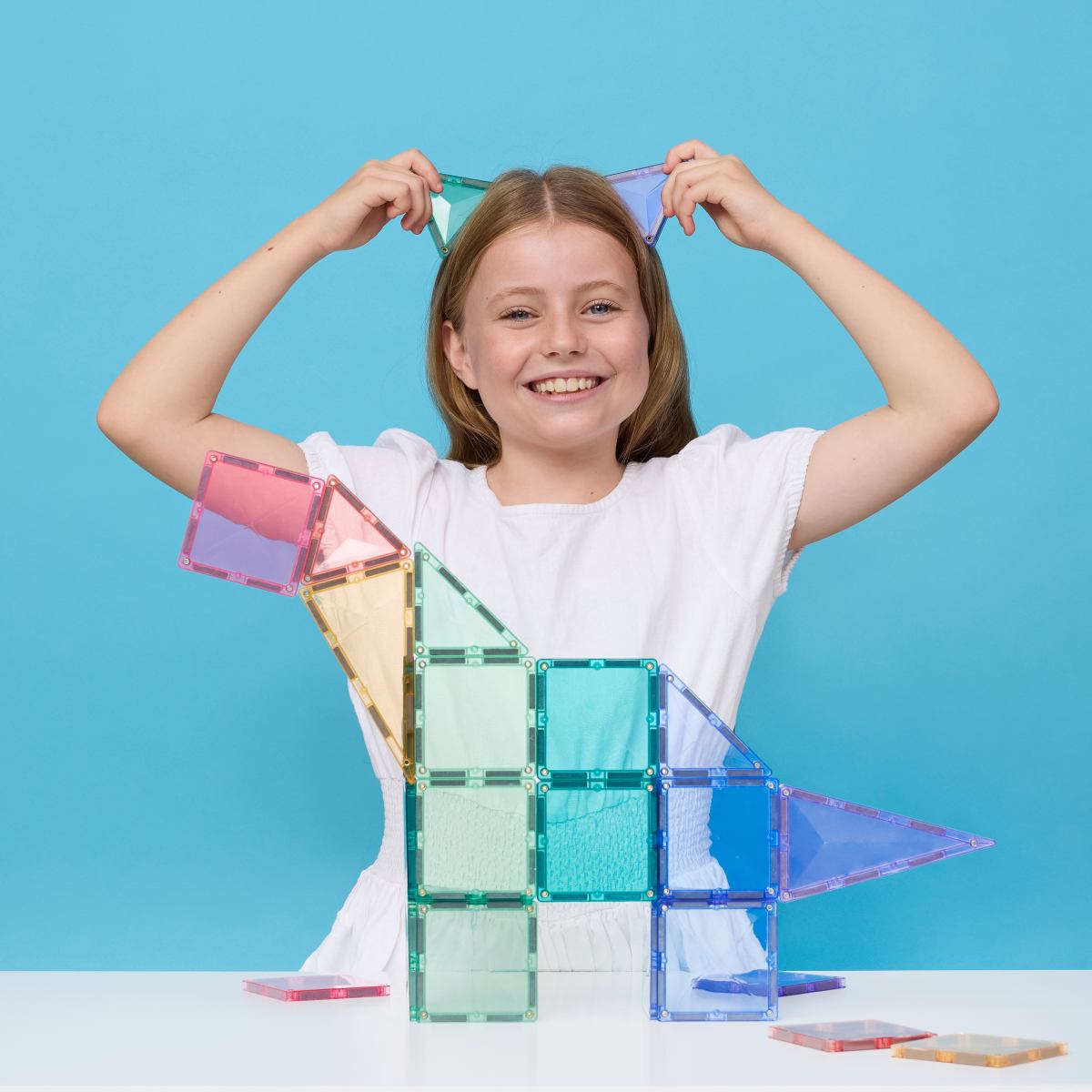 Magnetbausteine Pastel Starter Pack 56 Teile