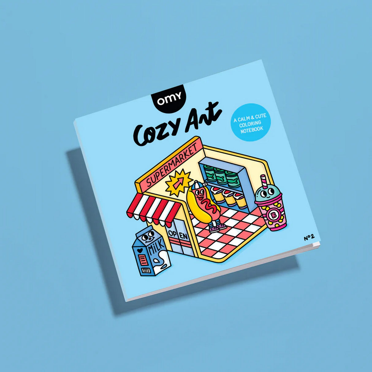 Cozy Art Malbuch - Supermarkt