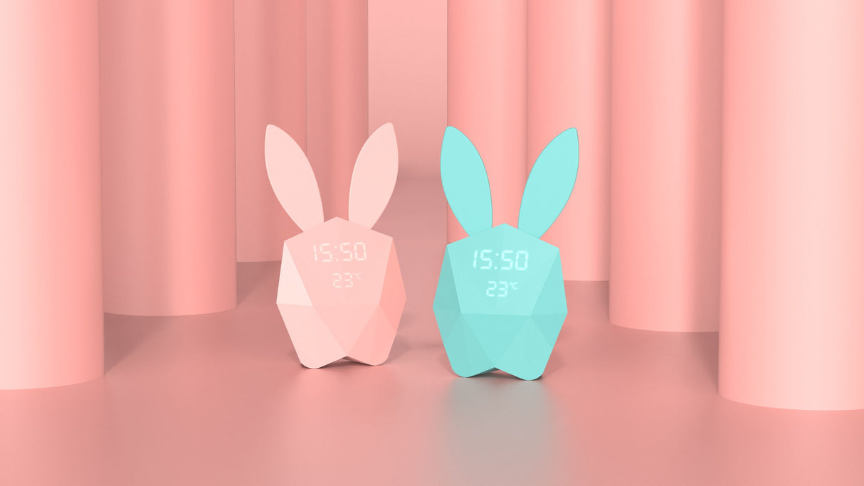 Cutie Clock Bluetooth Wecker pink