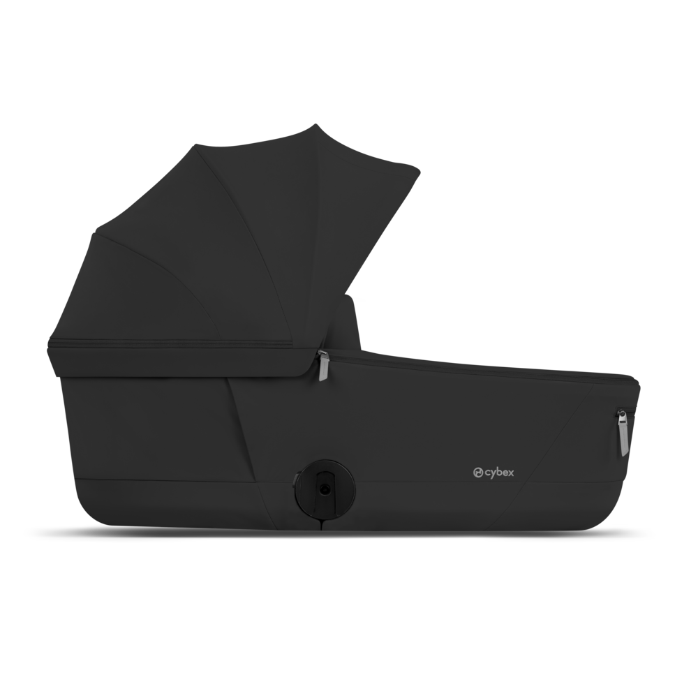PRIAM Comfort Matt Black incl. Babywanne, Sitzeinheit, Sitzbezug Sepia Black