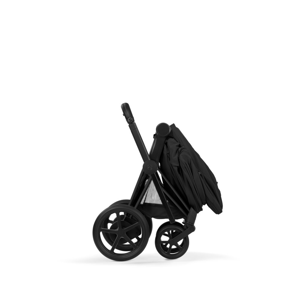ePRIAM Comfort Matt Black incl. Babywanne, Sitzeinheit, Sitzbezug Sepia Black
