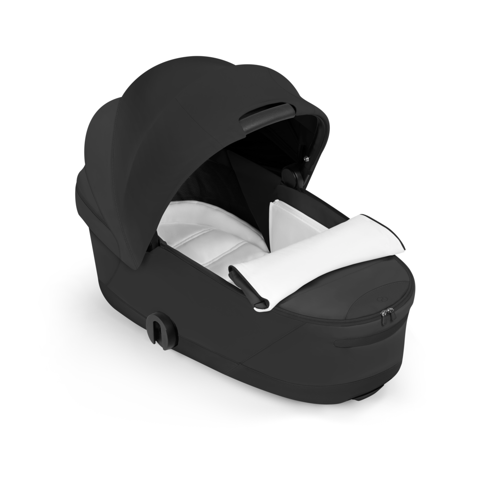 ePRIAM Comfort Matt Black incl. Babywanne, Sitzeinheit, Sitzbezug Sepia Black
