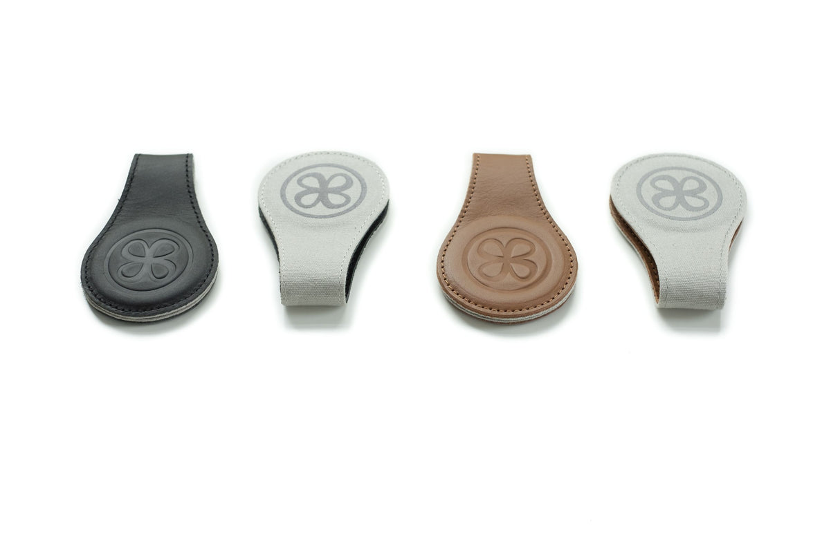 Swaddleclips aus Leder Brown/Grey