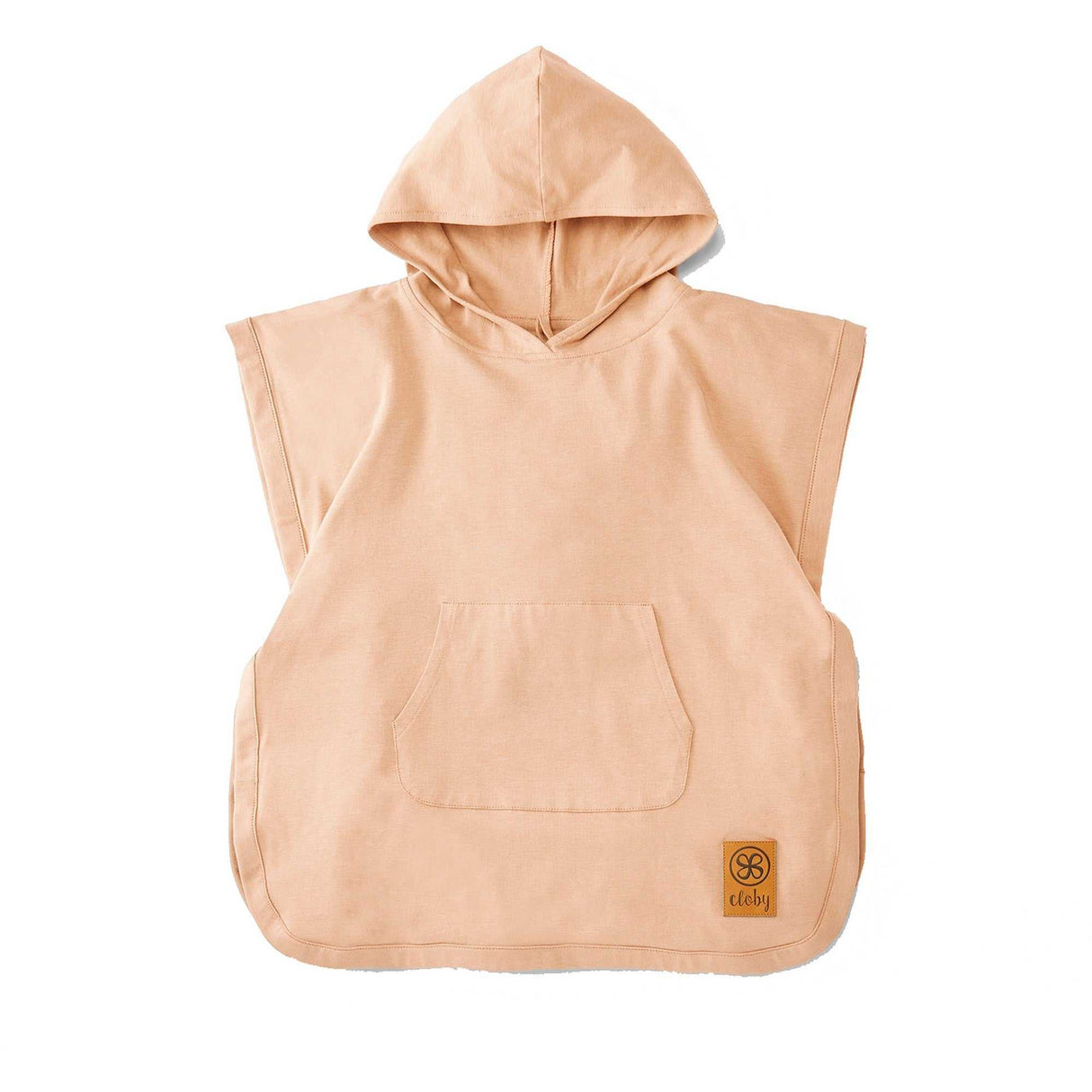 UV Poncho Peachy Sommer für Kinder 3-5 Jahre mit UPF 50+ Sonnenschutz aus Bio-Baumwolle und Bambus