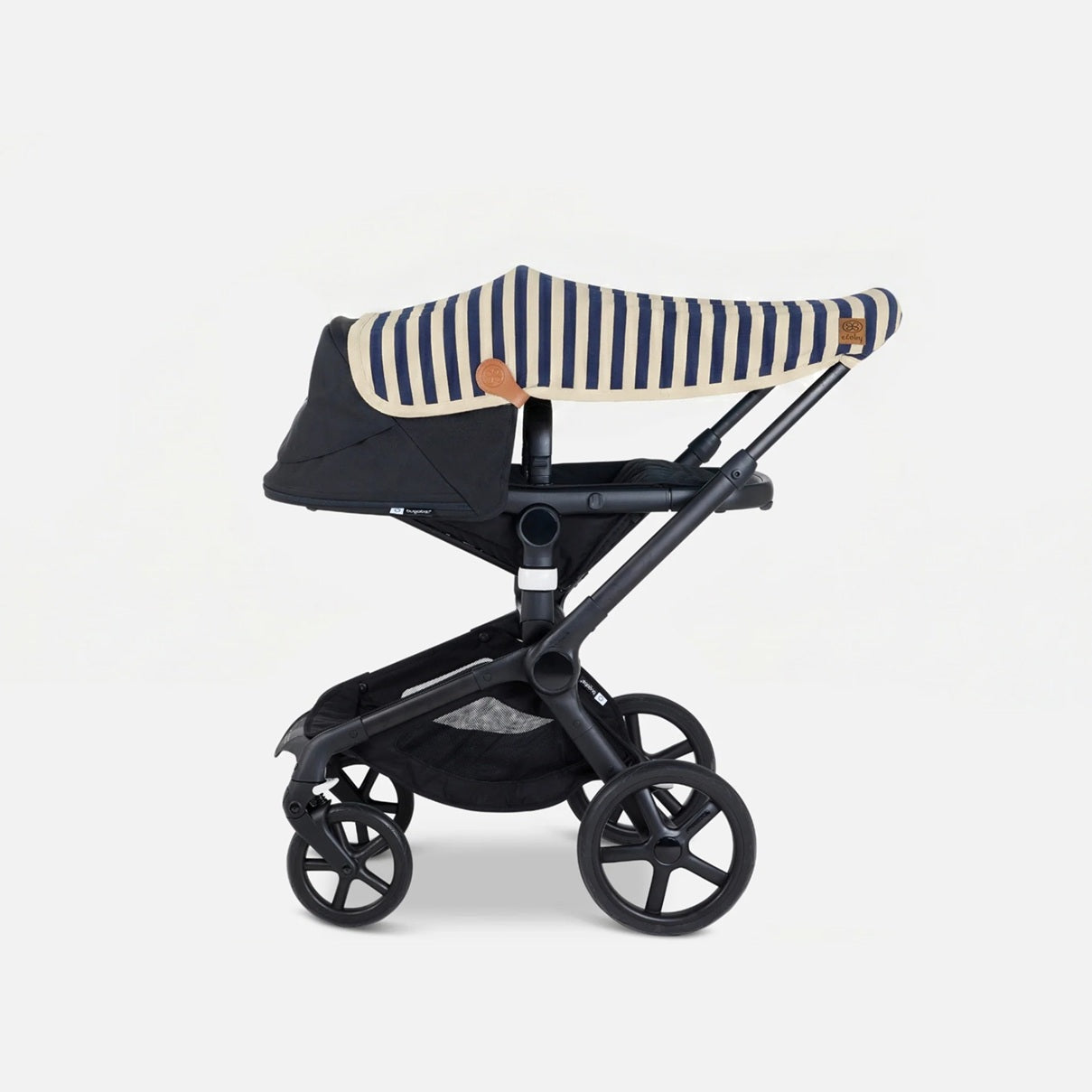 UV- Sonnenschutzdecke / Navy Sandy Stripe