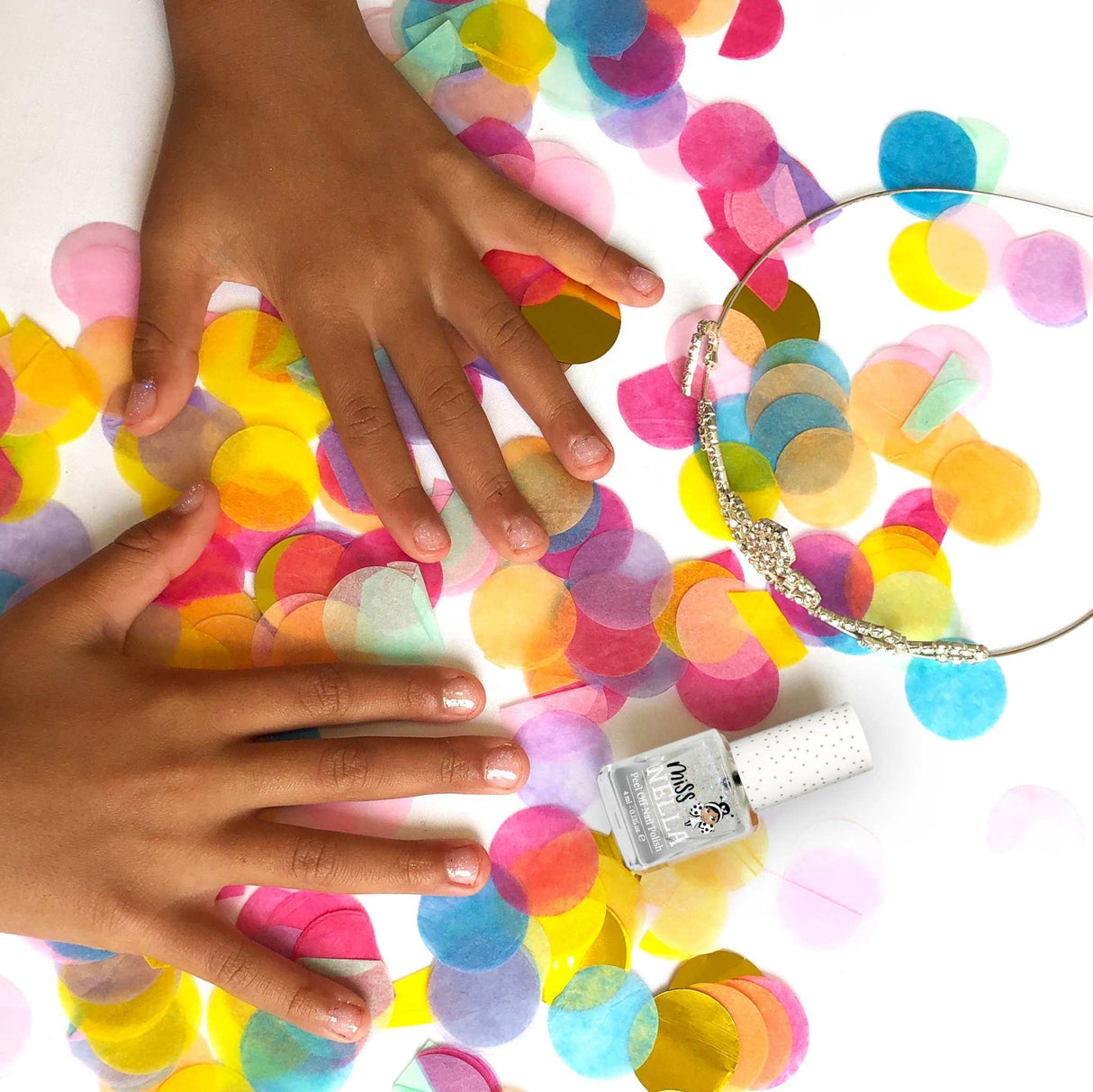 Peel-Off Nagellack Confetti Clouds