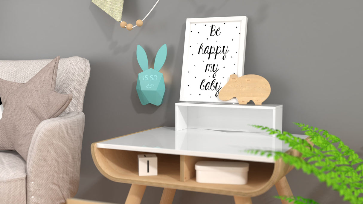 Cutie Clock Bluetooth Wecker türkis