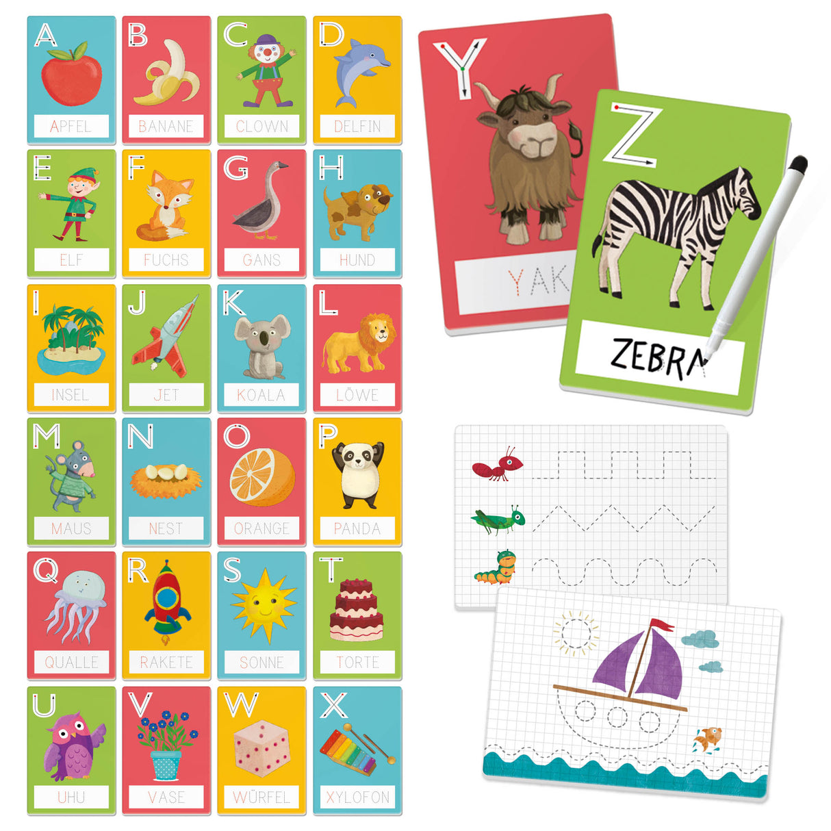 Bildkarten Lesen und Schreiben