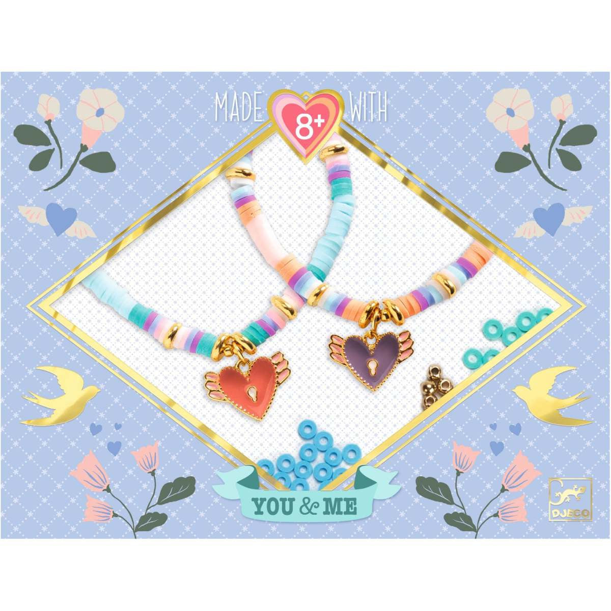 Schmuck basteln: Herzen & Flügel