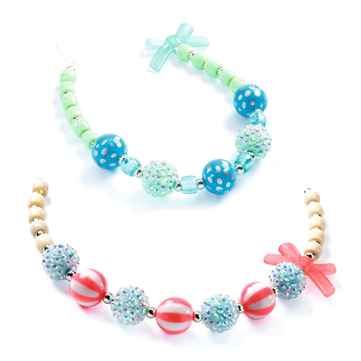 Schmuck basteln: Kugeln Silver