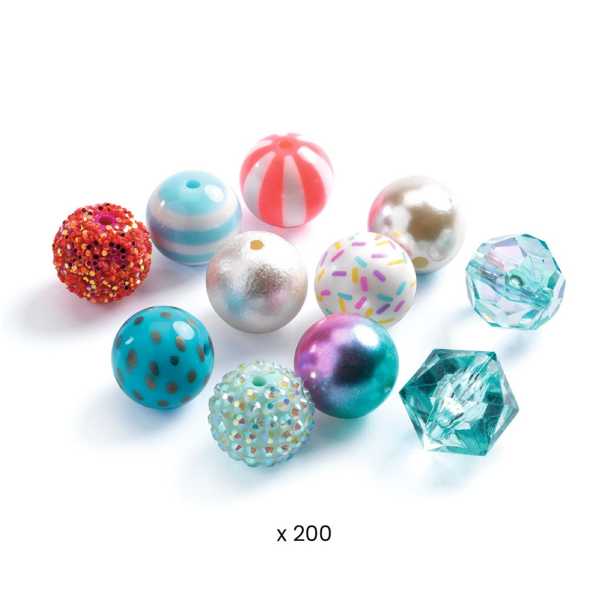 Schmuck basteln: Kugeln Silver